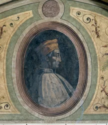 Porträt eines Mannes, Camera della Fama, 1548